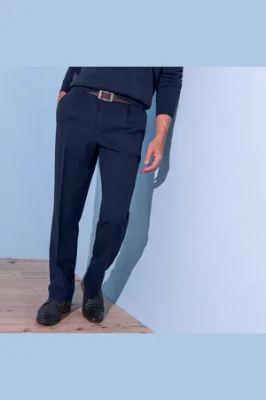BLANCHEPORTE Pantalon Ville À Pinces Élastiqué Côtés - Polyester