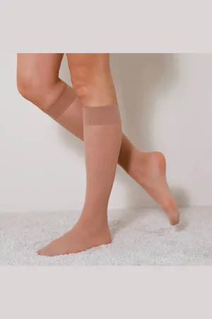 BLANCHEPORTE Mi-bas Effet Résille - Lot De 2 Paires