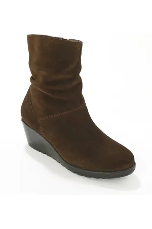BLANCHEPORTE Boots Compensées En Cuir