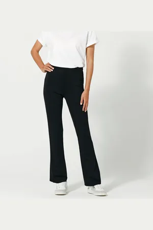 BLANCHEPORTE Legging Trompette Maille Jersey