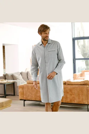 BLANCHEPORTE Liquette Pyjama Rayures Popeline Coton