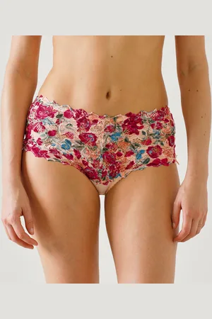 Sans Complexe Culotte Haute Dentelle Imprimée Arum