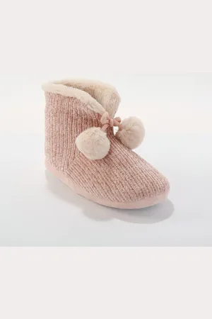BLANCHEPORTE Chaussons Bottillons Fourrés, Maille Chenille