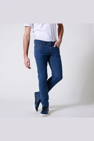 BLANCHEPORTE Jean Droit Stretch Arrondi Sous Le Ventre - Entrej. 77 Cm