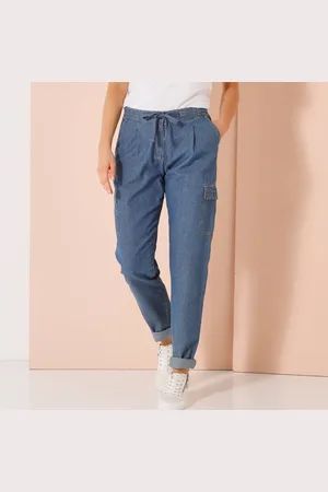 BLANCHEPORTE Jean Cargo, Denim Léger
