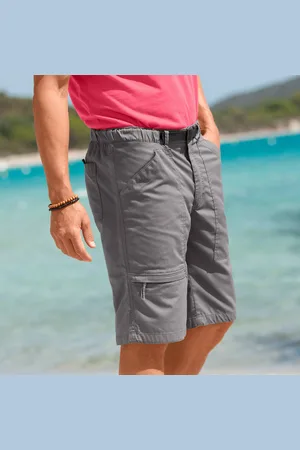 BLANCHEPORTE Bermuda Élastiqué Au 3/4 + Ceinture Assortie