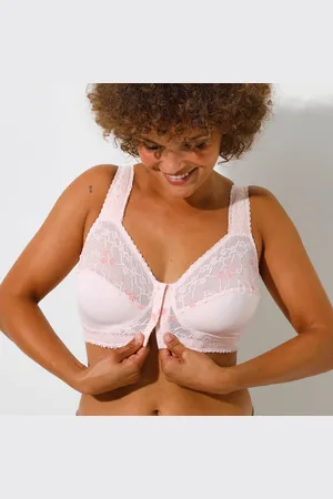 BLANCHEPORTE Soutien-gorge Dentelle Et Microfibre Agrafage Devant - Sans Armatures