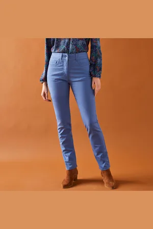 Colors & co Pantalon Droit Gainant - Petite Stature Entrej. 75 Cm