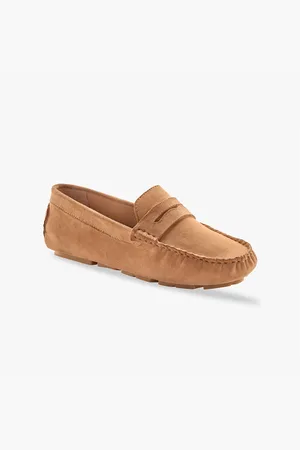BLANCHEPORTE Mocassins En Cuir Velours
