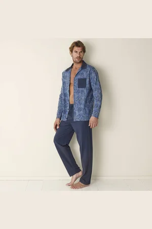 BLANCHEPORTE Pyjama Coton Fantaisie Manches Longues