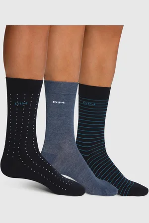Dim Mi-chaussettes "coton Style" - Lot De 3 Paires