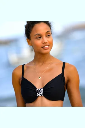 BLANCHEPORTE Haut De Maillot De Bain Avec Armatures Drapé Uni