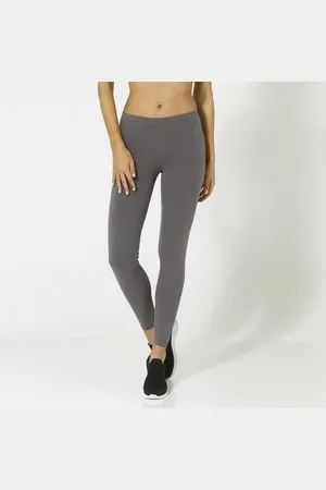BLANCHEPORTE Legging Uni En Coton Biologique