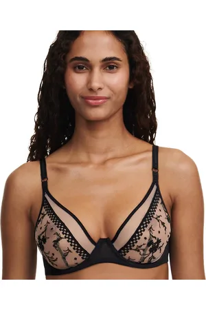 Chantelle Soutien-gorge Foulard Tulle Brodé Suzy, Avec Armatures