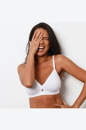 BLANCHEPORTE Soutien-gorge Coton Forme Croisée - Sans Armatures
