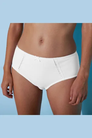 BLANCHEPORTE Culotte Maxi En Coton Ajouré - Lot De 2