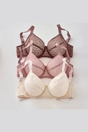 BLANCHEPORTE Soutien-gorge Forme Emboîtante En Dentelle Assortie - Lot De 3