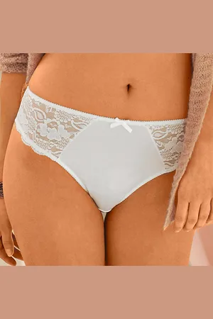 Confidence Lingerie Culotte Maille Satinée Et Dentelle Avila - Lot De 2