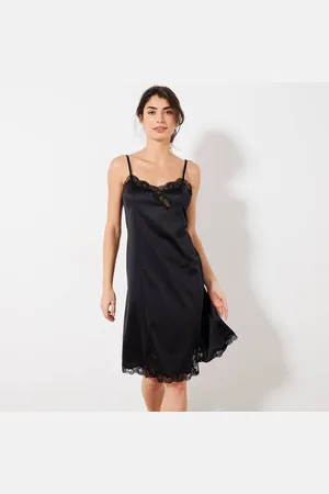 BLANCHEPORTE Fond De Robe En Satin Antistatique