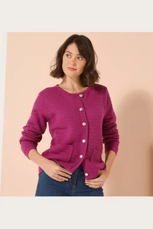 BLANCHEPORTE Cardigan Maille Fantaisie