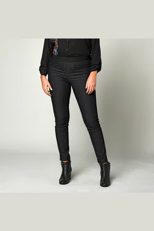 BLANCHEPORTE Jegging Denim Taille Élastiquée - Grande Stature