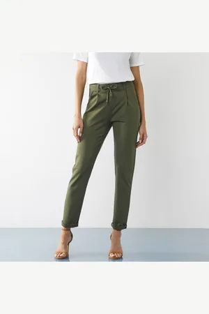 BLANCHEPORTE Pantalon Chino Uni, Maille Milano