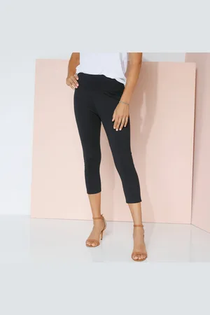 BLANCHEPORTE Legging 3/4 Taille Haute, Ventre Plat
