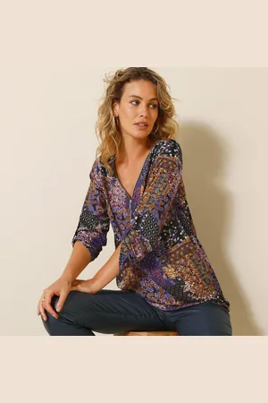 BLANCHEPORTE Tunique Zippée Imprimée