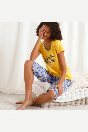 BLANCHEPORTE Pyjama Court Imprimé Citrons