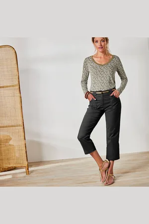 BLANCHEPORTE Pantacourt Droit Stretch
