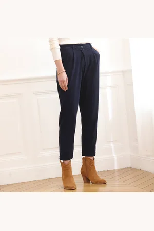 BLANCHEPORTE Pantalon 7/8ème, Velours