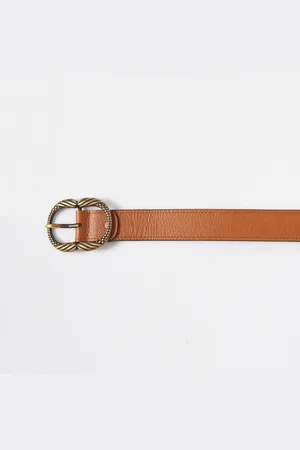BLANCHEPORTE Ceinture Boucle Dorée