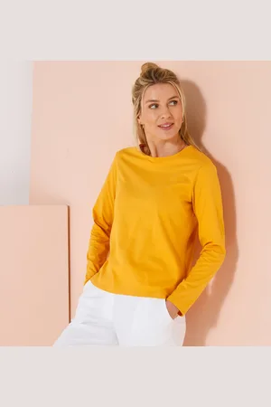 BLANCHEPORTE T-shirt Uni Manches Longues
