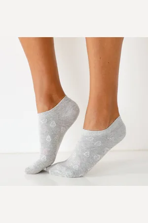 BLANCHEPORTE Chaussettes Basses Motifs Assortis - Lot De 4 Paires