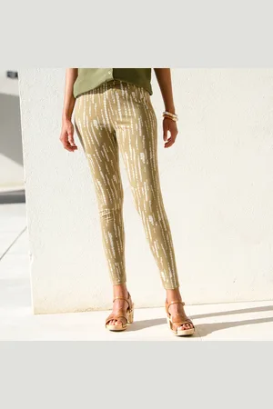 BLANCHEPORTE Legging Imprimé, Taille Élastiquée