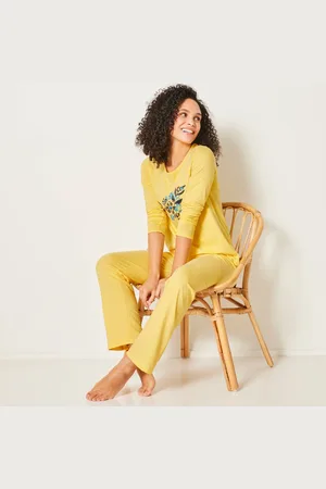 BLANCHEPORTE Pyjama Manches Longues Imprimé Fleurs