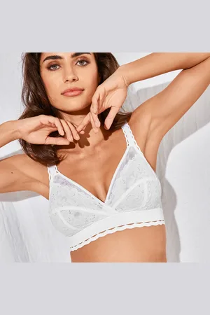 Playtex Soutien-gorge Coeur Croisé Féminin Dentelle Recyclée - Sans Armatures