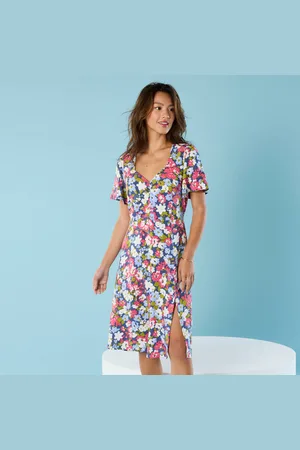 BLANCHEPORTE Robe Midi Imprimée, Spécial Petites