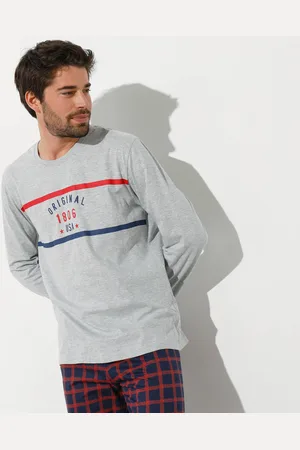 BLANCHEPORTE Tee-shirt Pyjama Manches Longues Polycoton