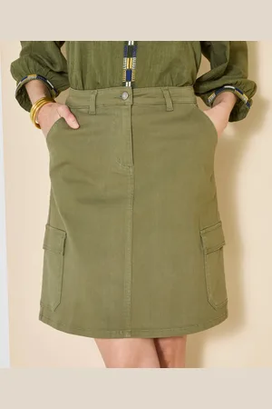 BLANCHEPORTE Jupe Cargo, Twill Stretch