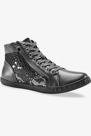 BLANCHEPORTE Baskets Effet Python -