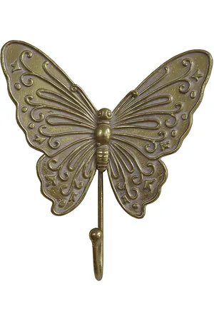 BLANCHEPORTE Grande Patère Motif Papillon En Polyrésine