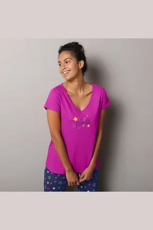BLANCHEPORTE T-shirt De Pyjama Manches Courtes Imprimé Estrella