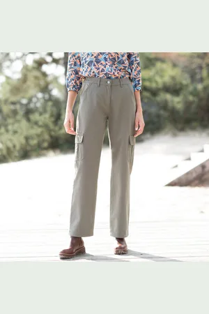 BLANCHEPORTE Pantalon Cargo Coupe Droite