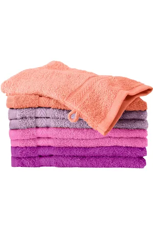 colombine Gant De Toilette Camaïeu Parme - Lot De 8