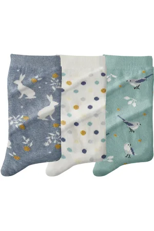 BLANCHEPORTE Chaussettes Imprimées - Lot De 3 Paires