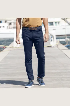 BLANCHEPORTE Pantalon 5 Poches Élastiqué Côtés - Entrej. 77 Cm
