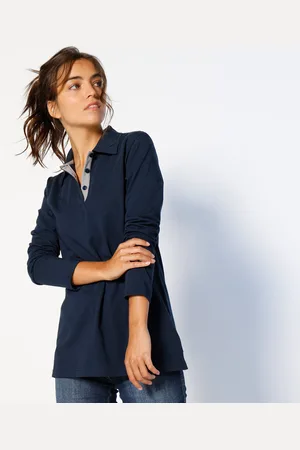 BLANCHEPORTE Polo Bicolore Maille Jersey