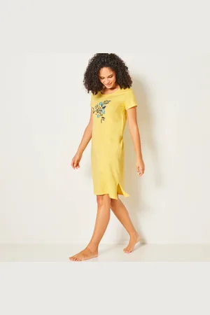BLANCHEPORTE Chemise De Nuit Courte Imprimée Fleurs