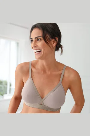 BLANCHEPORTE Soutien-gorge Coton Forme Croisée - Sans Armatures